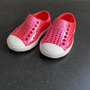 iridescent Native toddler shoes